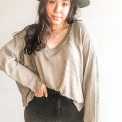 Project Social T Dream Cozy Thermal V Neck