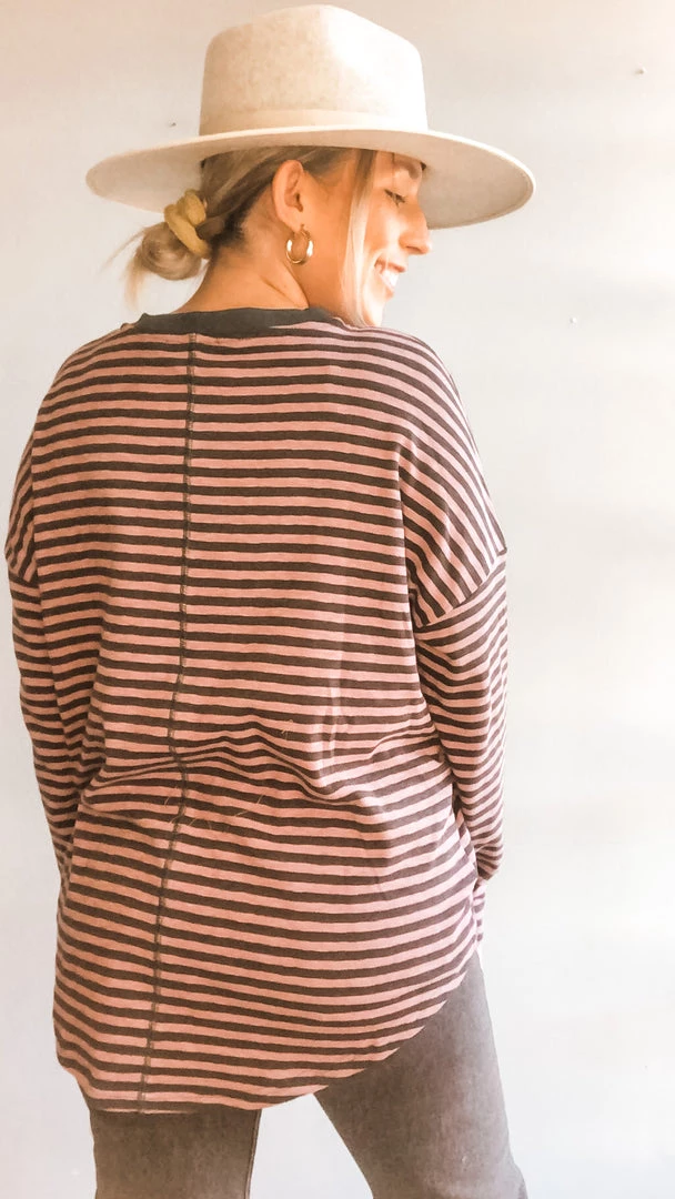 Listicle Sabrina Striped Long Sleeve 3 Listicle Sabrina Striped Long Sleeve