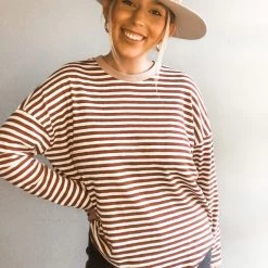 Listicle Sabrina Striped Long Sleeve 13 Listicle Sabrina Striped Long Sleeve