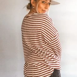 Listicle Sabrina Striped Long Sleeve 12 Listicle Sabrina Striped Long Sleeve