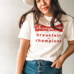 Blume + Co. Clothing Champagne Breakfast Tee 7 Blume + Co. Clothing Champagne Breakfast Tee