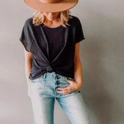 Chaser Brand Chaser Cap Sleeve Raglan Clothing