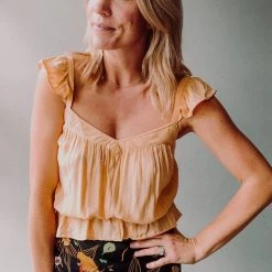 Lush Clothing Delilah Ruffle Tank