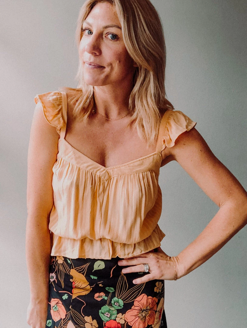 Lush Clothing Delilah Ruffle Tank 1 Lush Clothing Delilah Ruffle Tank