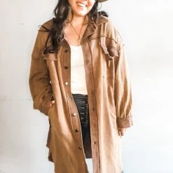 POL Clothing Sale Seek And Find Long Jacket