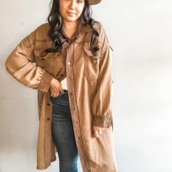 POL Clothing Sale Seek And Find Long Jacket