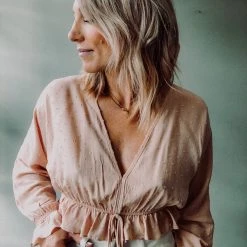 Audrey 3+1 Clothing Swiss Dot II Top