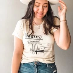 Amuse Society Motel California Knit Tee Clothing