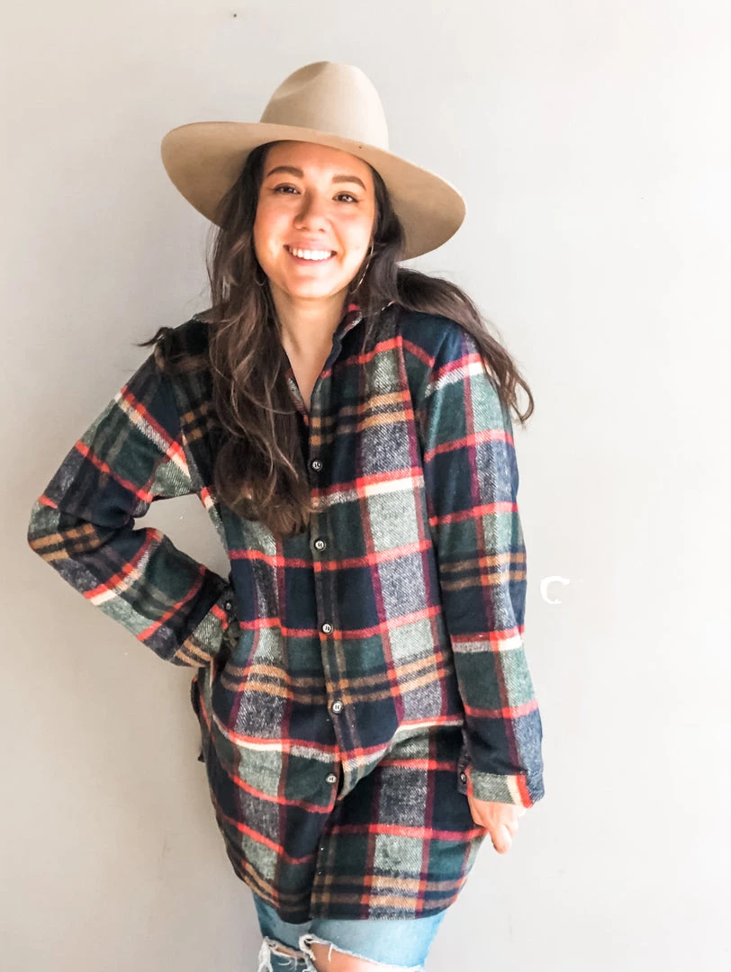 Adora Bad Attitude Flannel Shirt Dress Clothing 9 Adora Bad Attitude Flannel Shirt Dress Clothing