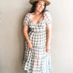 Mable Waverly Gingham Midi Dress
