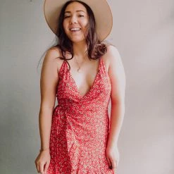 Audrey 3+1 Clothing Steal My Heart Wrap Dress