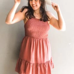 Wishlist Here To Stay Smocked Dress