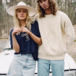 Clothing Lack Of Color Montana Ivory Bone