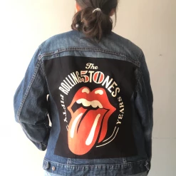 Envy Upcycle Rolling Stones Vintage Tee Jacket