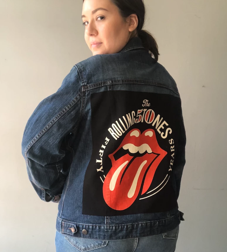Envy Upcycle Rolling Stones Vintage Tee Jacket 3 Envy Upcycle Rolling Stones Vintage Tee Jacket