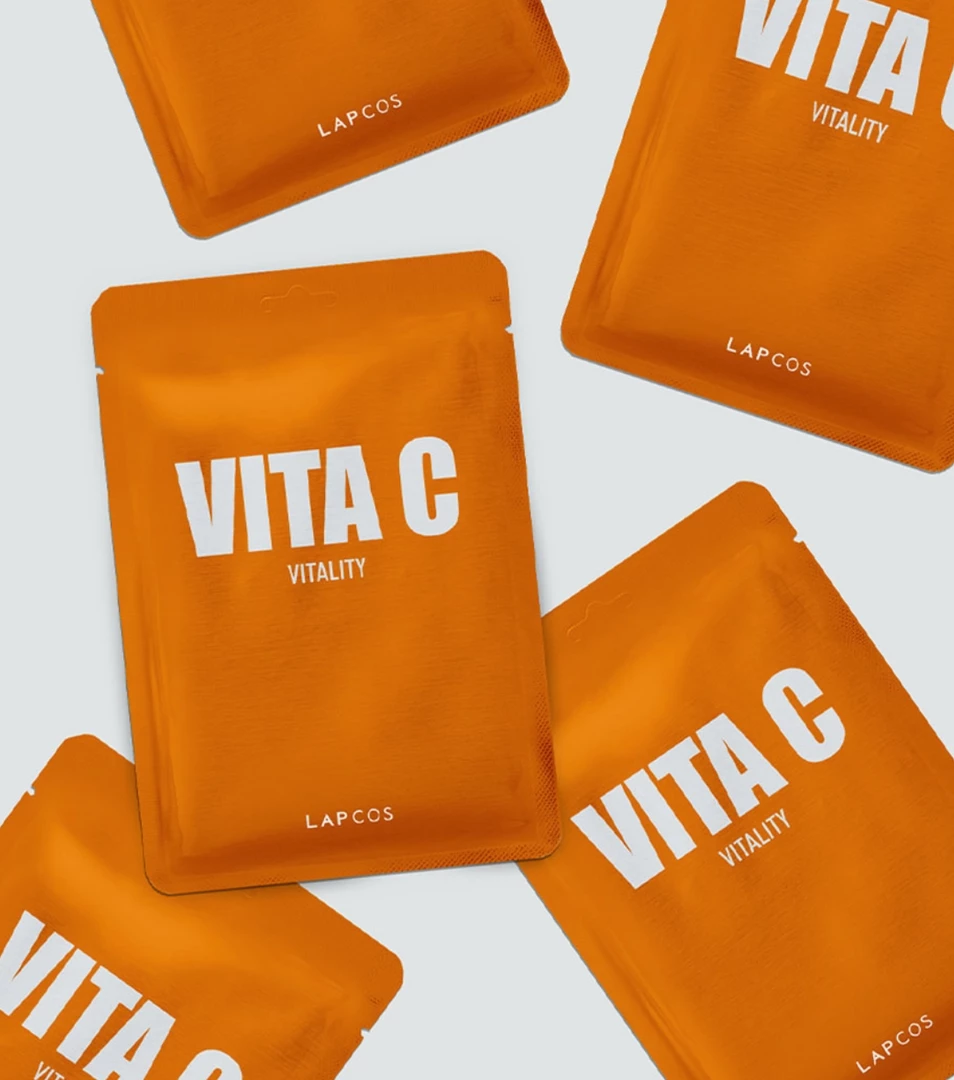 Lapcos Vita C Derma Sheet Mask 5 Pack Clothing 1 Lapcos Vita C Derma Sheet Mask 5 Pack Clothing