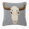 Peking Handicraft Small Cow Skull Hook Pillow