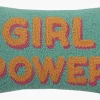 Peking Handicraft Girl Power Hook Pillow Clothing