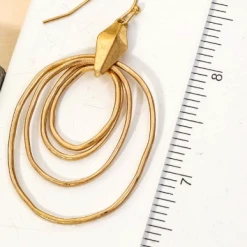 Anarchy Street In Circles Drop Earrings