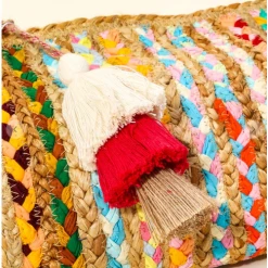 Anarchy Street New Arrivals In Color Jute Clutch
