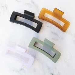 Tiepology Jumbo Square Claw Clip Hair Accessories