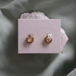 Nat And Noor Clothing Lien Gold Huggies Hoops