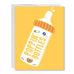 Parcel Island New Arrivals Poppin Bottles Card