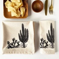 Havyn Cacti Organic Cotton Napkins Clothing