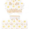 Fame Accessories Double Daisy Claw Clip Set