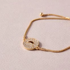 Avenue Zoe Clothing Bright Moon Charm Bracelet