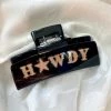 Girly Howdy Claw Clip Hair Accessories