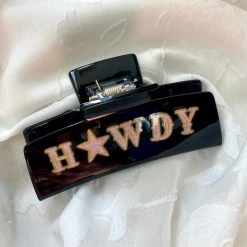 Girly Howdy Claw Clip Hair Accessories