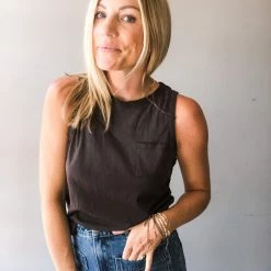 Chaser Brand Clothing Chaser Rpet Muscle Pocket Tank