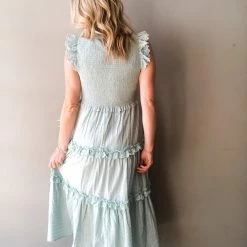 Mable Clothing Turn The Page Smocked Dress