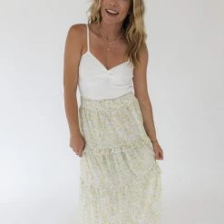 Lush Clothing Meadowlark Midi Skirt