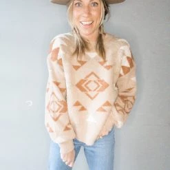 Very J Way Back West Sweater Clothing