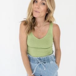 Audrey 3+1 Knitted Basic Tank New Arrivals