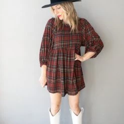 Audrey 3+1 Time For Christmas Baby Doll Dress