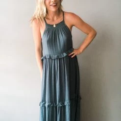 Listicle Clothing On The Horizon Halter Dress