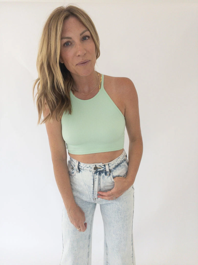 Trend Notes On The Go Rib Knit Halter Crop New Arrivals 1 Trend Notes On The Go Rib Knit Halter Crop New Arrivals