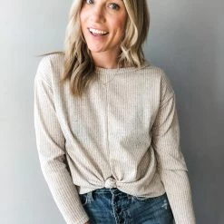 Lush Clothing Knot Much Long Sleeve