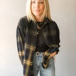 Audrey 3+1 Clothing Oakley Oversized Flannel