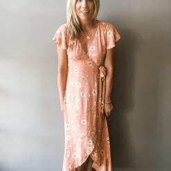 Audrey 3+1 Feeling Groovy Floral Ruffle Dress Clothing