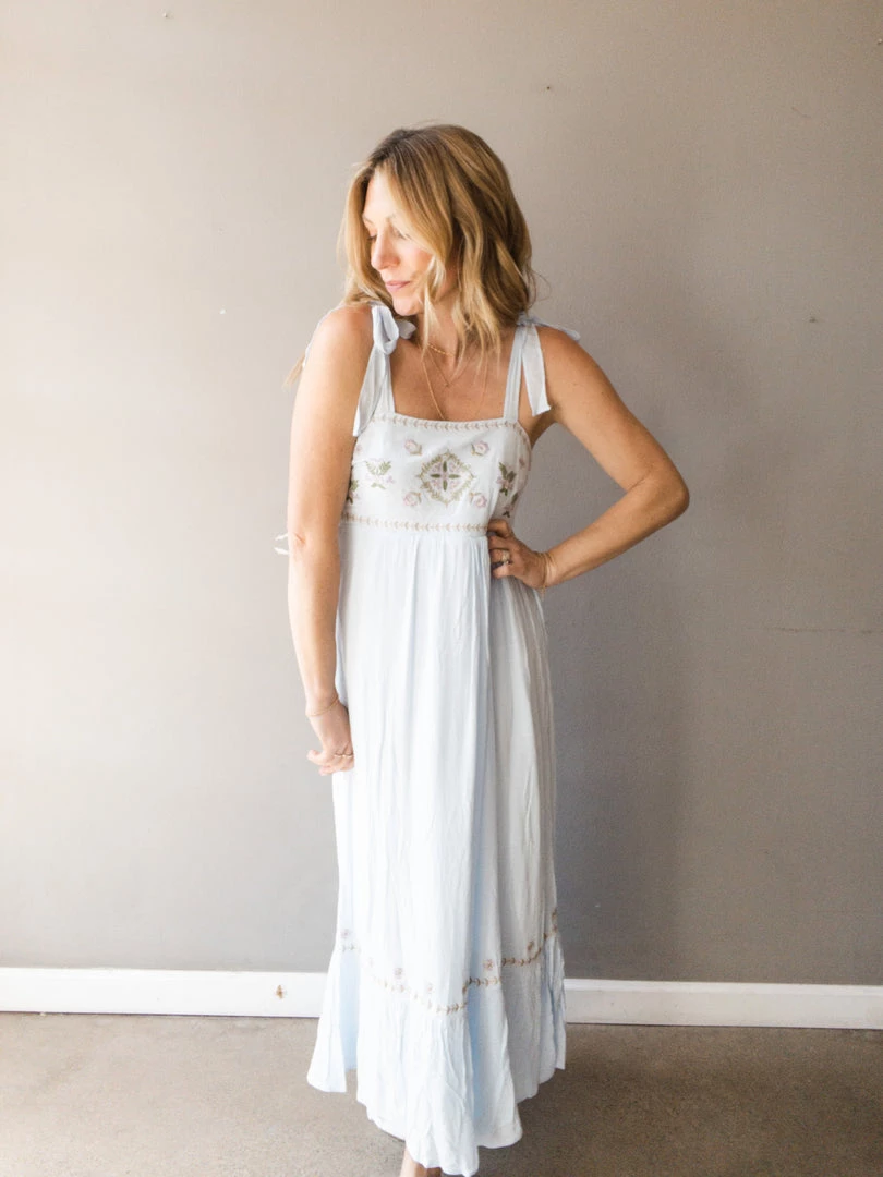 In Loom Every Shade Of Blue Maxi Dress 3 In Loom Every Shade Of Blue Maxi Dress