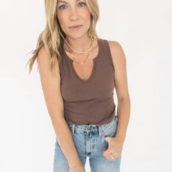 Project Social T Madly Rib Notch Tank New Arrivals