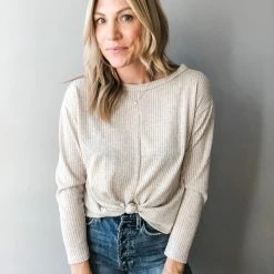 Lush Clothing Knot Much Long Sleeve