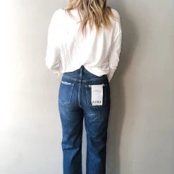 Pistola Cassie Super High Rise Straight Crop