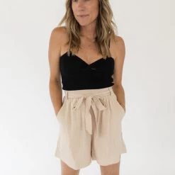 Trend Notes Tawny Twisted Knit Tank