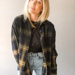 Audrey 3+1 Clothing Oakley Oversized Flannel