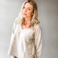 Pinch Already There V Neck Sweater